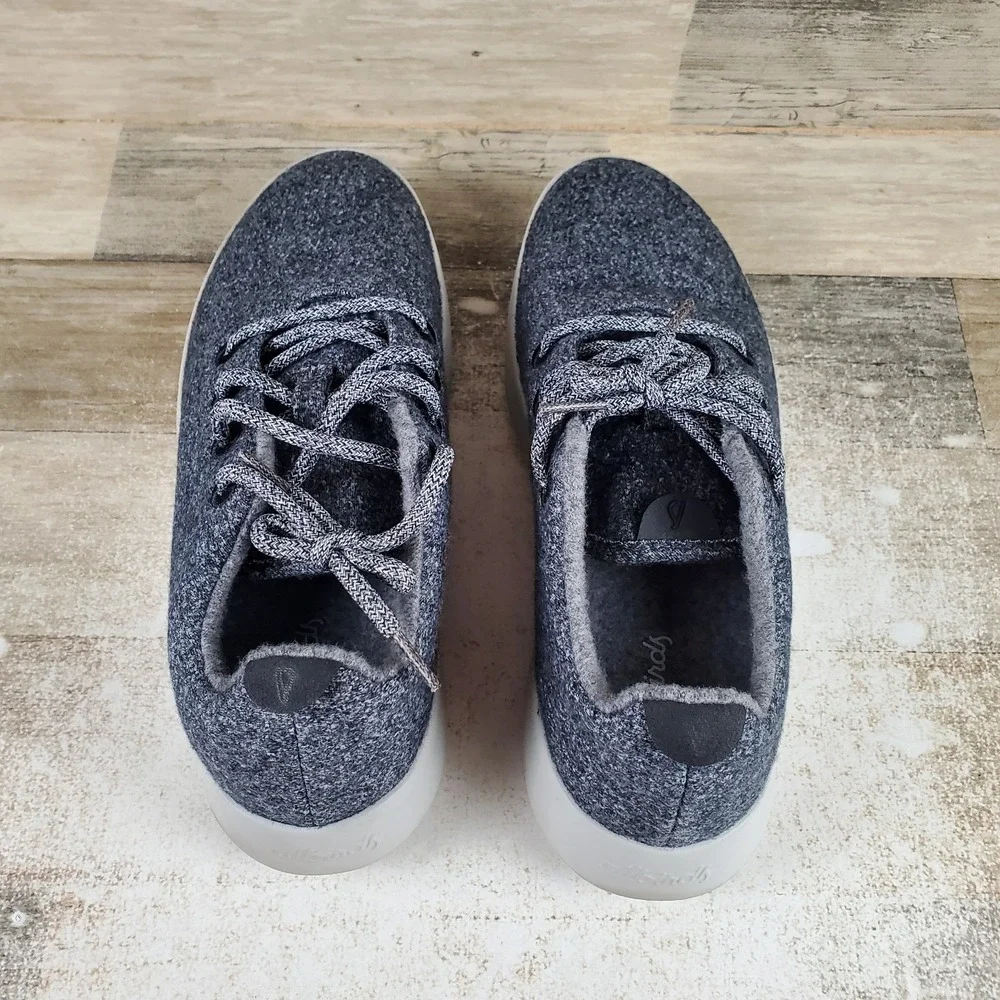 Allbirds Wool Runner Mens Shoes Sz 9 M Natural Gray Merino Wool Lace Up Sneaker